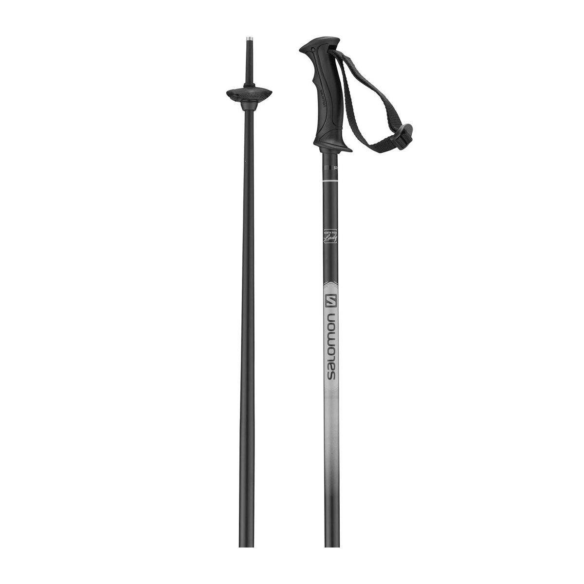 фото Горнолыжные палки salomon poles northpole lady 2022, black, 110 см