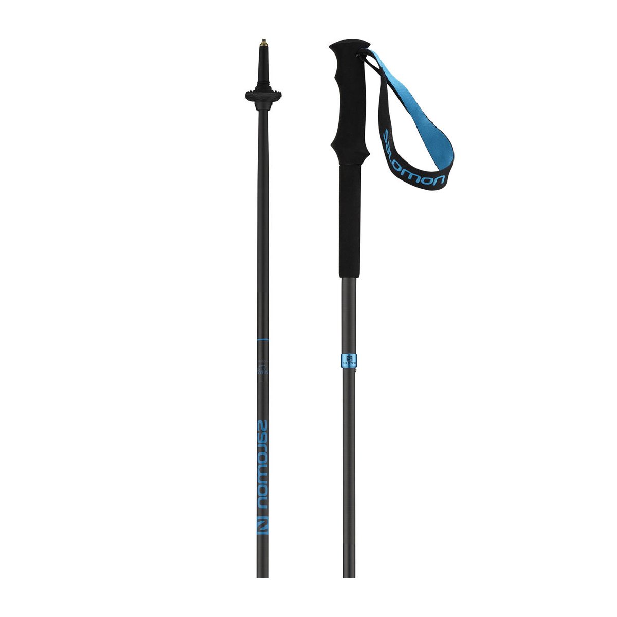 фото Горнолыжные палки salomon poles mtn outdoor 2020, black, 135 см