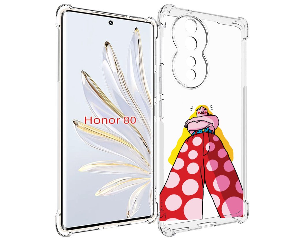 

Чехол MyPads высокая-девушка для Honor 80, Прозрачный, Tocco