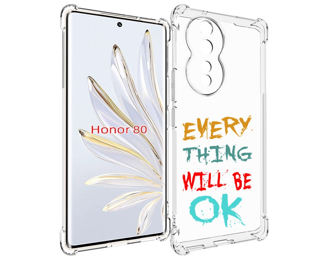 

Чехол MyPads все-будет-хорошо для Honor 80, Прозрачный, Tocco