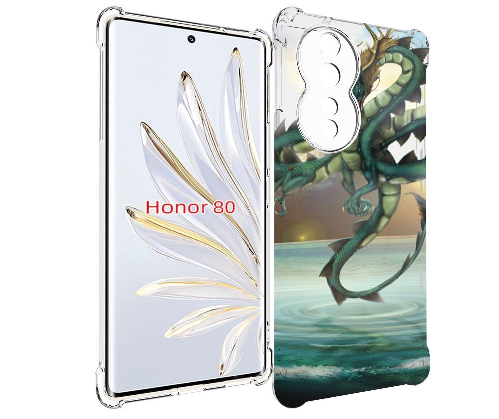 

Чехол MyPads водяной-дракон для Honor 80, Прозрачный, Tocco