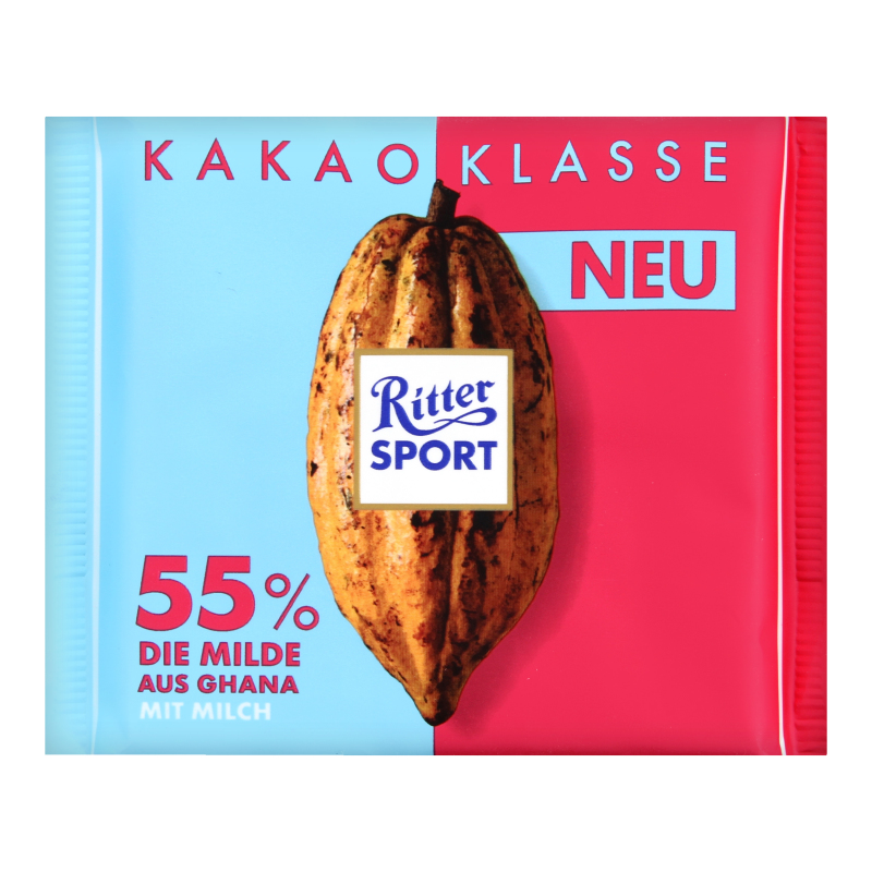 

Риттер Спорт (Ritter Sport) Шоколад молочный 55% какао