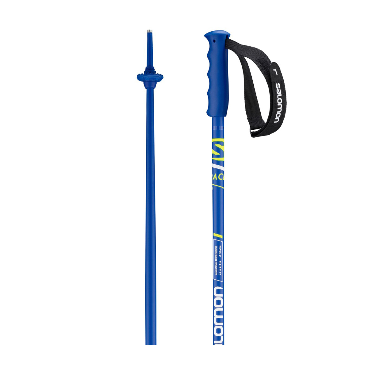 фото Горнолыжные палки salomon poles srace alu blue 2020, blue, 130 см