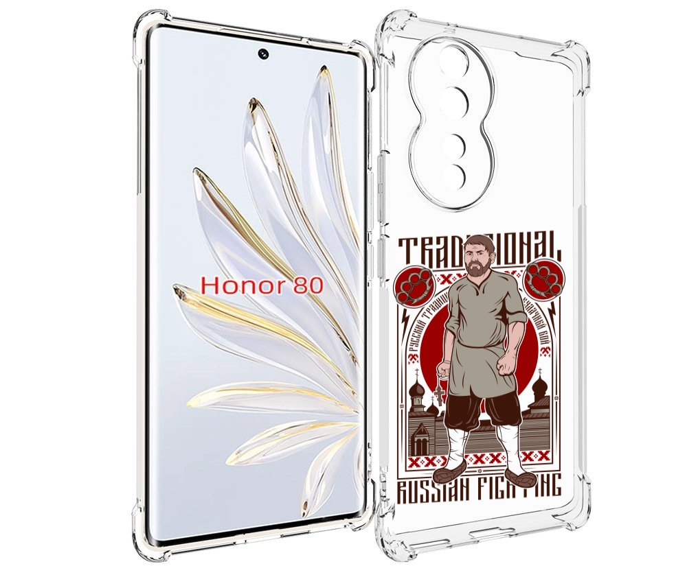 

Чехол MyPads Традициональный мужчина для Honor 80, Прозрачный, Tocco