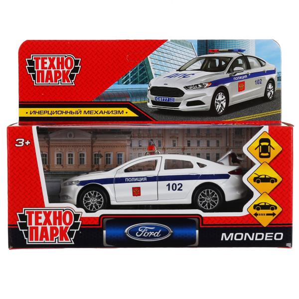 игрушечная машинка металл ford mondeo полиция 12см 2x36шт