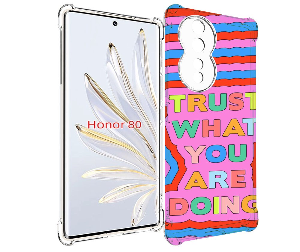 

Чехол MyPads верь-в-то-что-ты-делаешь для Honor 80, Прозрачный, Tocco