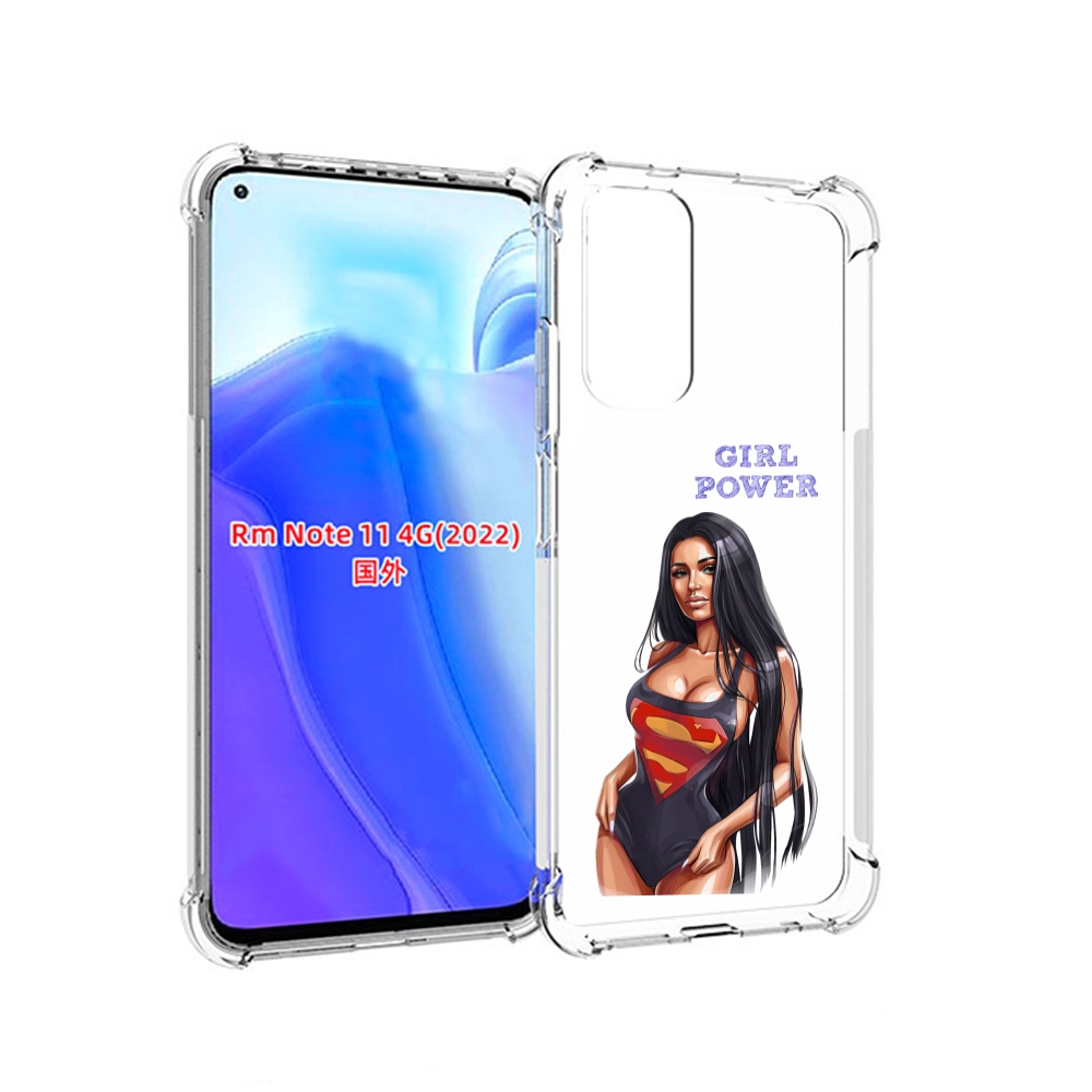 

Чехол MyPads Девушка-супермен женский для Xiaomi Redmi Note 11 4G ( Глобальная версия ), Tocco