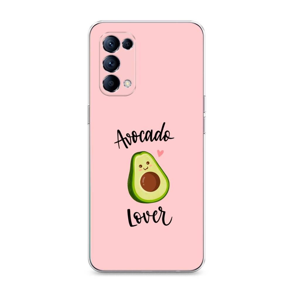 

Чехол для Oppo Reno 5 "Avocado lover", Розовый;зеленый, 255250-6