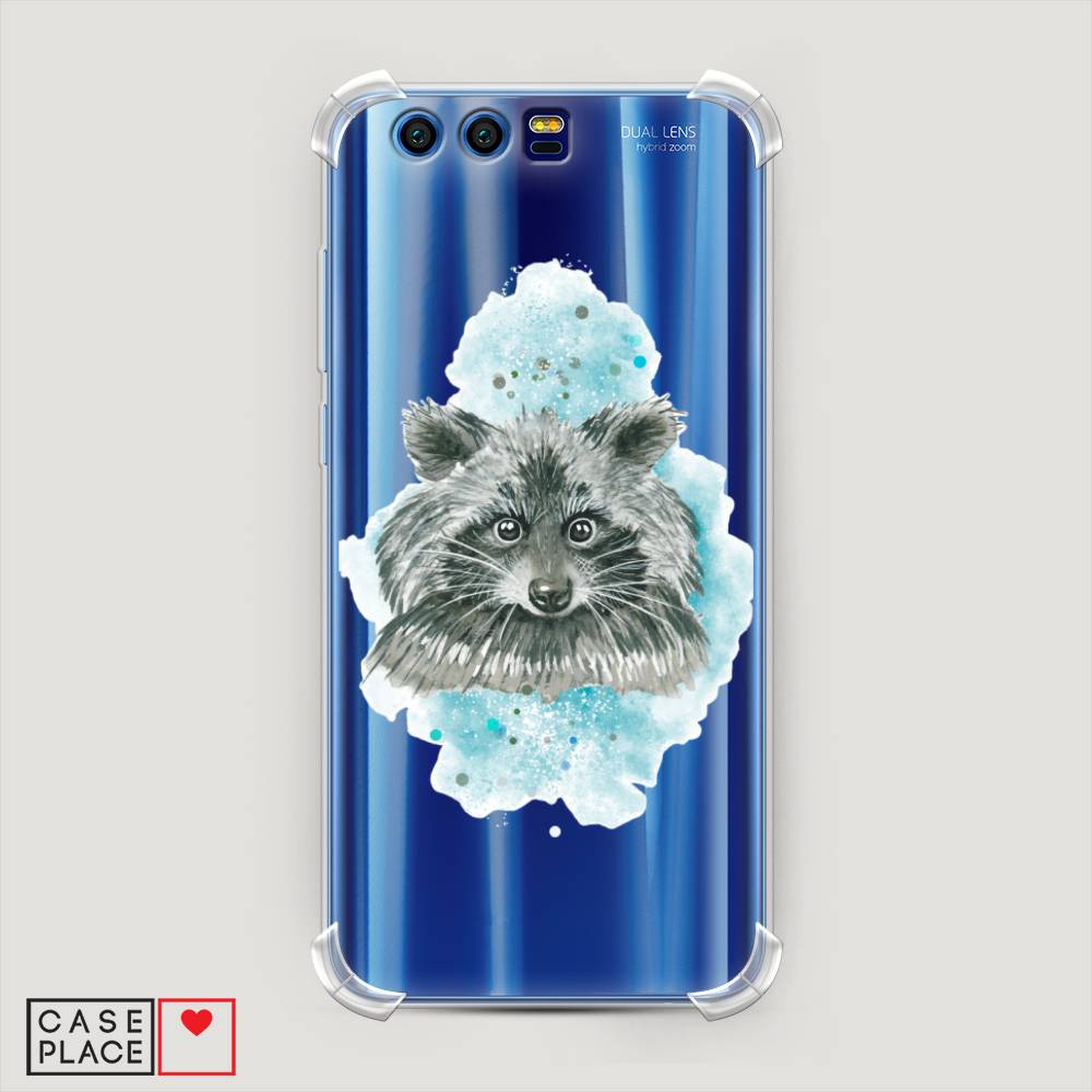 

Чехол Awog на Honor 9 "Енот в голубом облаке", Разноцветный, 62451-1