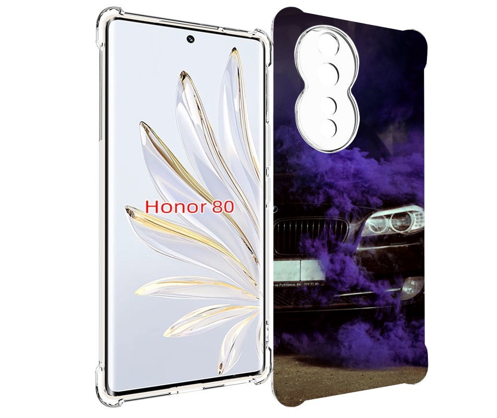

Чехол MyPads бмв-с-фиолетовым-дымом мужской для Honor 80, Прозрачный, Tocco