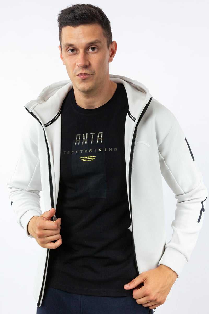

Толстовка мужская Anta 852237720 Training A-SPORTS SHAPE серая M, Серый, 852237720 Training A-SPORTS SHAPE