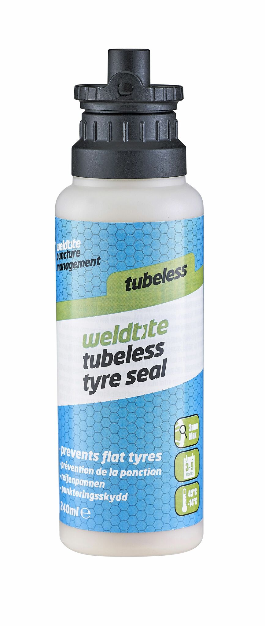 Герметик/антипрокольный профи TUBELESS TYRE SEALANT для бескамерных покрышек 240мл WELDTIT