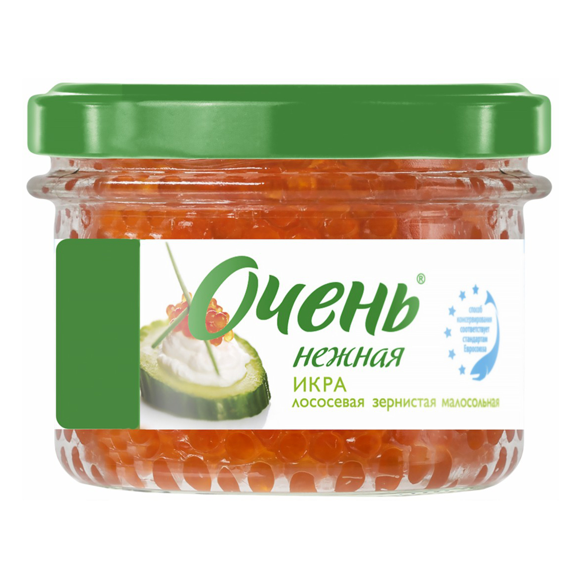 

Икра лосося Очень Нежная зернистая 220 г