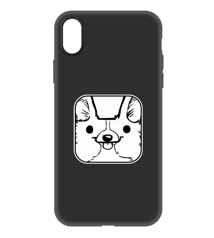 

Чехол-накладка Krutoff Soft Case Собачка в кубе для ZTE Blade A51 Lite черный
