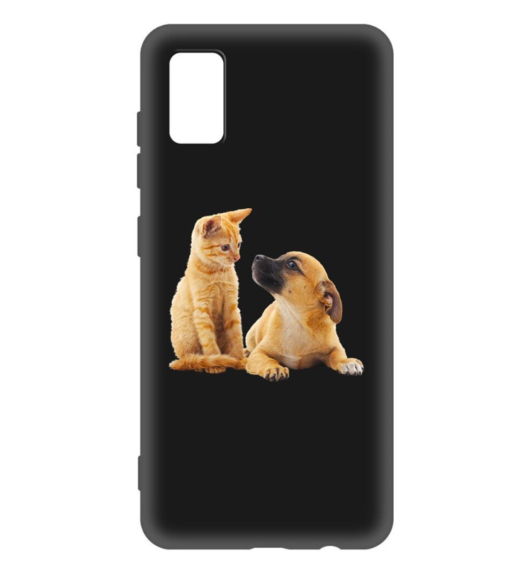 Чехол-накладка Krutoff Soft Case Лучшие друзья для INFINIX Note 11 Pro черный