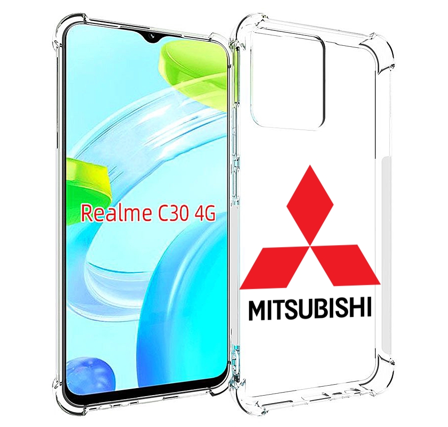 

Чехол MyPads mitsubishi-3 для Realme C30 4G / Narzo 50i Prime, Прозрачный, Tocco