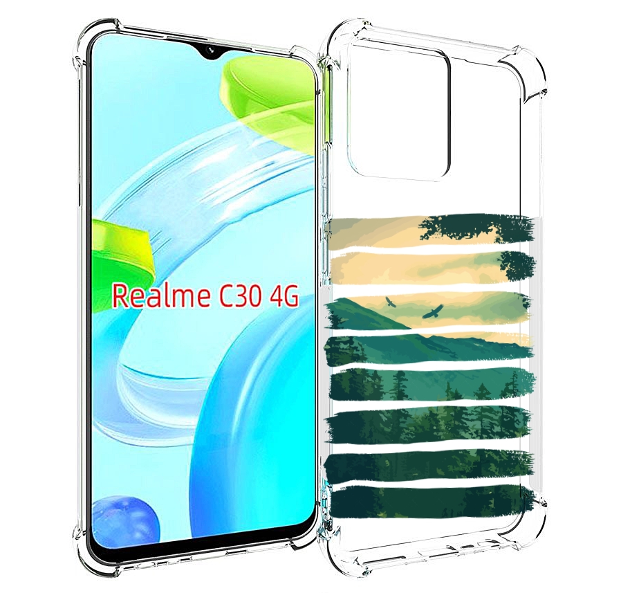 

Чехол MyPads Лесная чаща для Realme C30 4G / Narzo 50i Prime, Прозрачный, Tocco