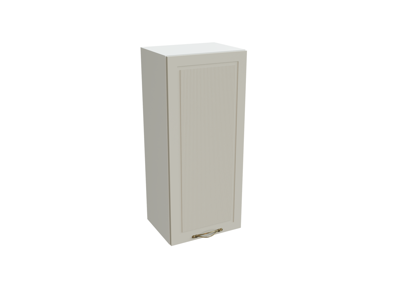 

Шкаф навесной с 1-ой дверью SURA Моцарт Кварц грей 40x31,8x92 арт.ММК-00001675, Серый
