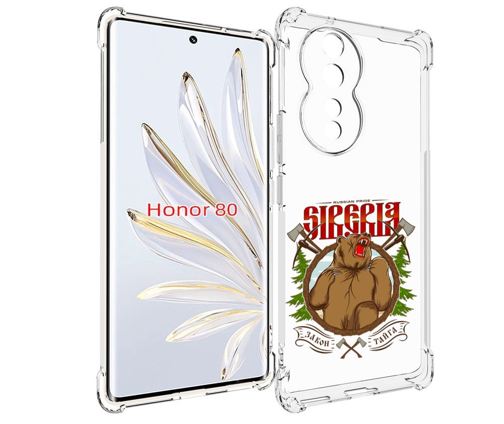 

Чехол MyPads Тайга для Honor 80, Прозрачный, Tocco