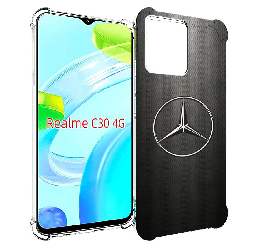

Чехол MyPads mercedes 3 мужской для Realme C30 4G / Narzo 50i Prime, Прозрачный, Tocco