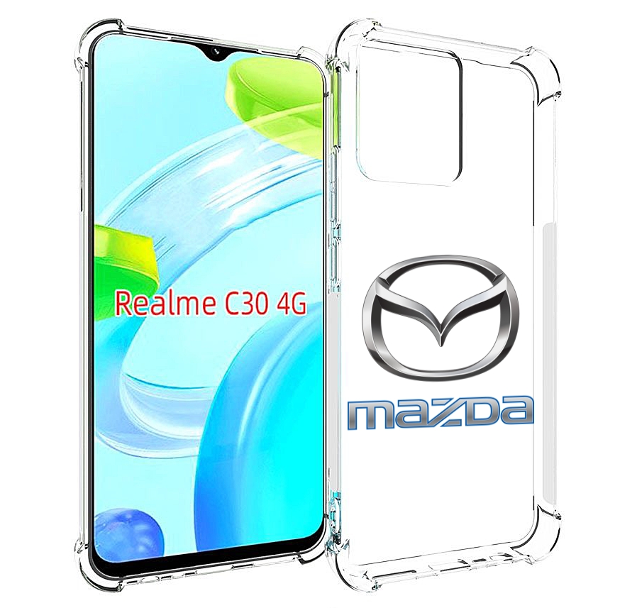 

Чехол MyPads mazda-4 мужской для Realme C30 4G / Narzo 50i Prime, Прозрачный, Tocco