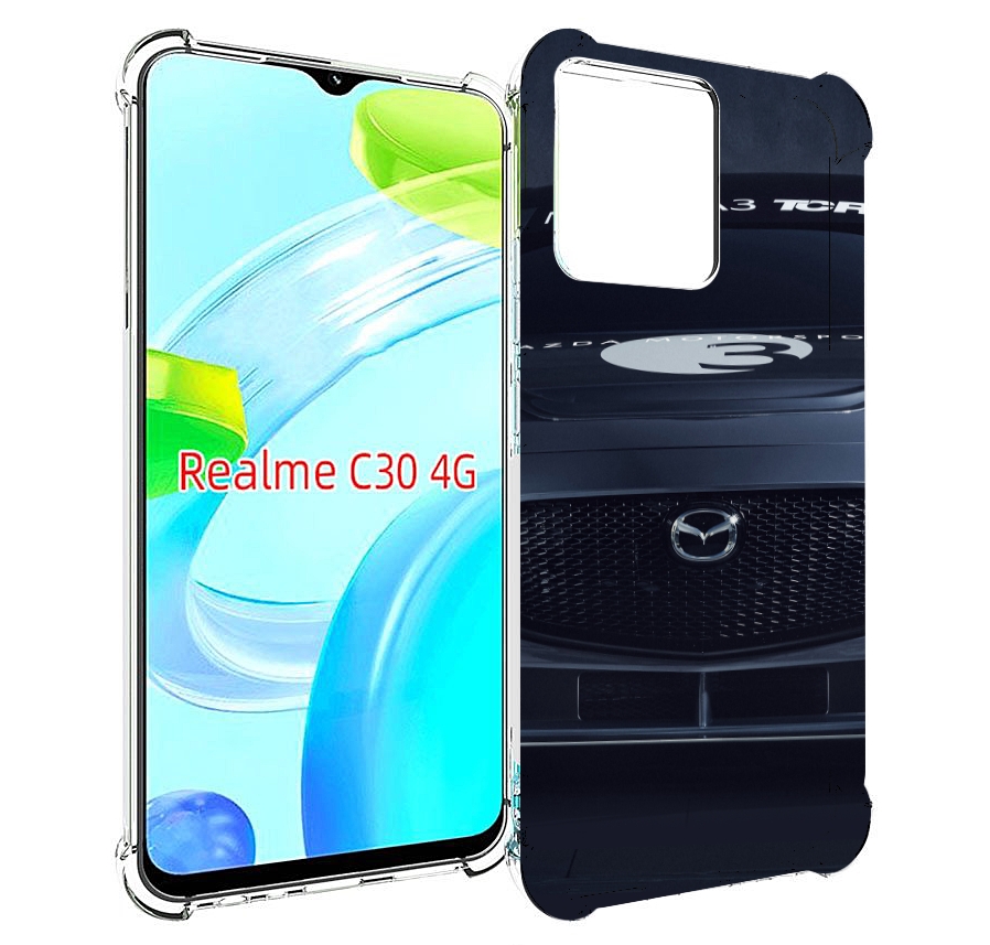 

Чехол MyPads mazda 3 для Realme C30 4G / Narzo 50i Prime, Прозрачный, Tocco