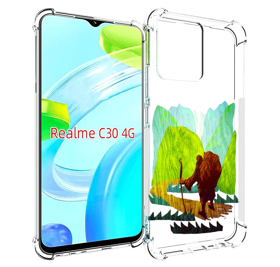 

Чехол MyPads Лесная тропа для Realme C30 4G / Narzo 50i Prime, Прозрачный, Tocco