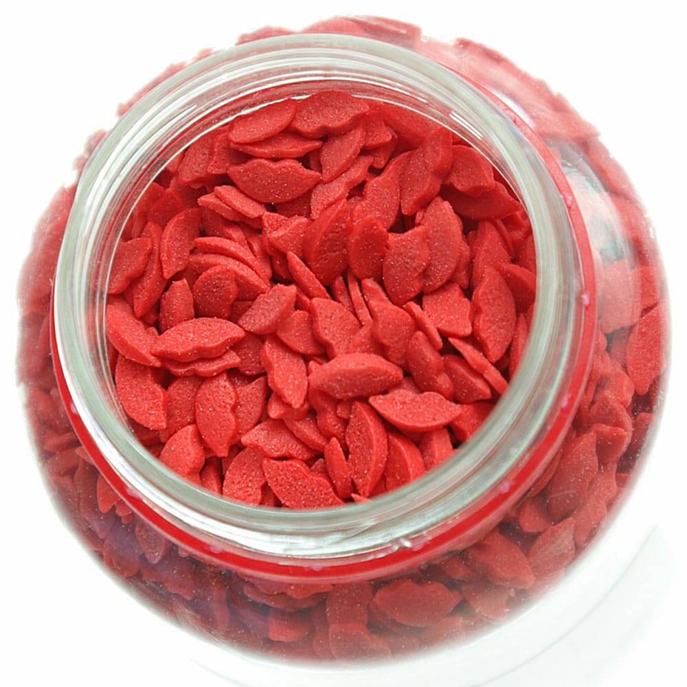 фото Декор губки красные топ продукт, 100 гр.