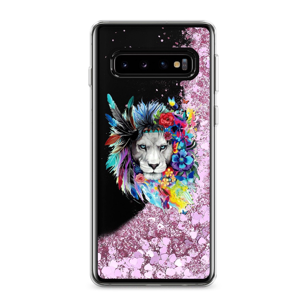 

Чехол Awog на Samsung Galaxy S10 "Гавайский лев", Разноцветный, 27094-1