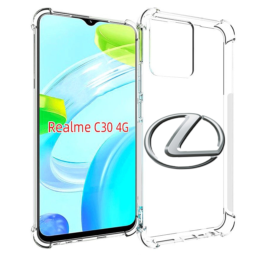 

Чехол MyPads lexus-5 мужской для Realme C30 4G / Narzo 50i Prime, Прозрачный, Tocco