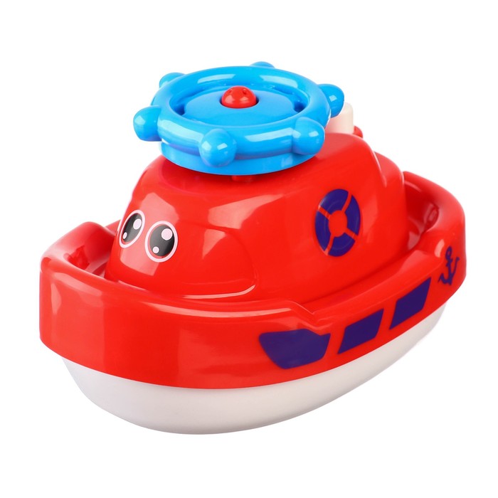 

Игрушка для ванны Крошка Я Корабль, фонтанчик, цвет микс