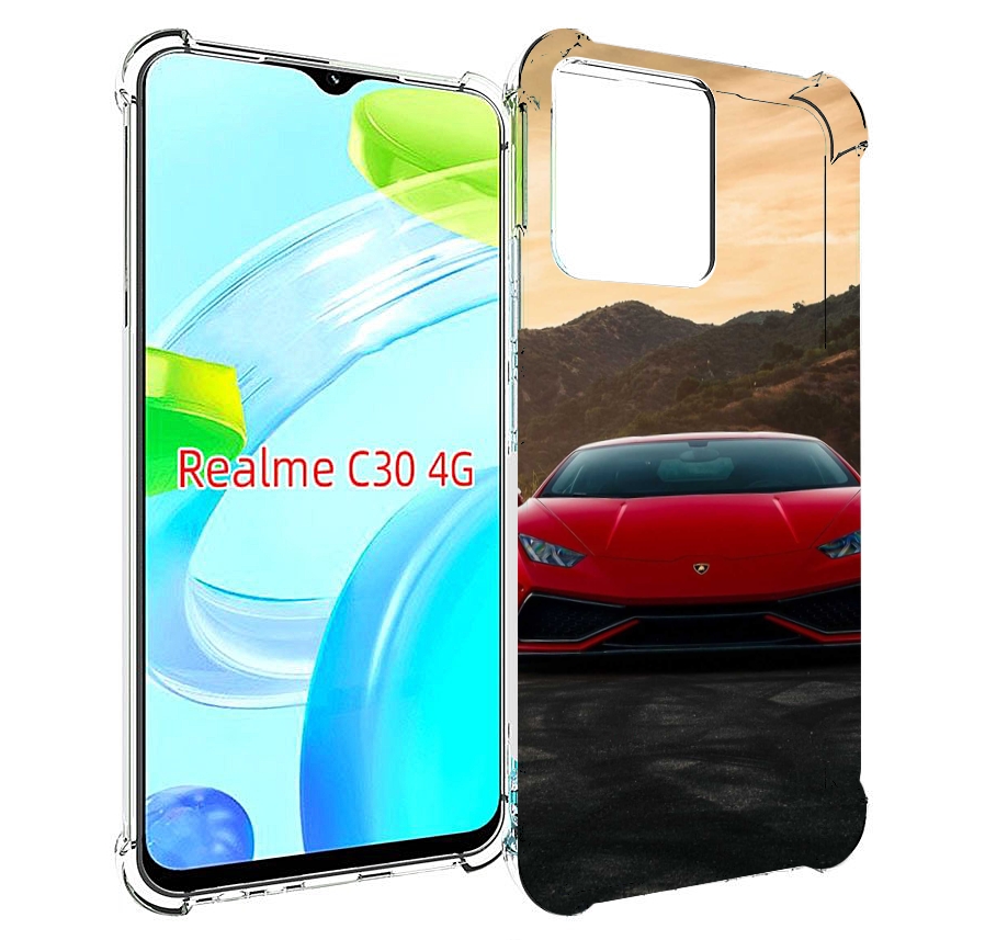 

Чехол MyPads lamborghini 1 мужской для Realme C30 4G / Narzo 50i Prime, Прозрачный, Tocco