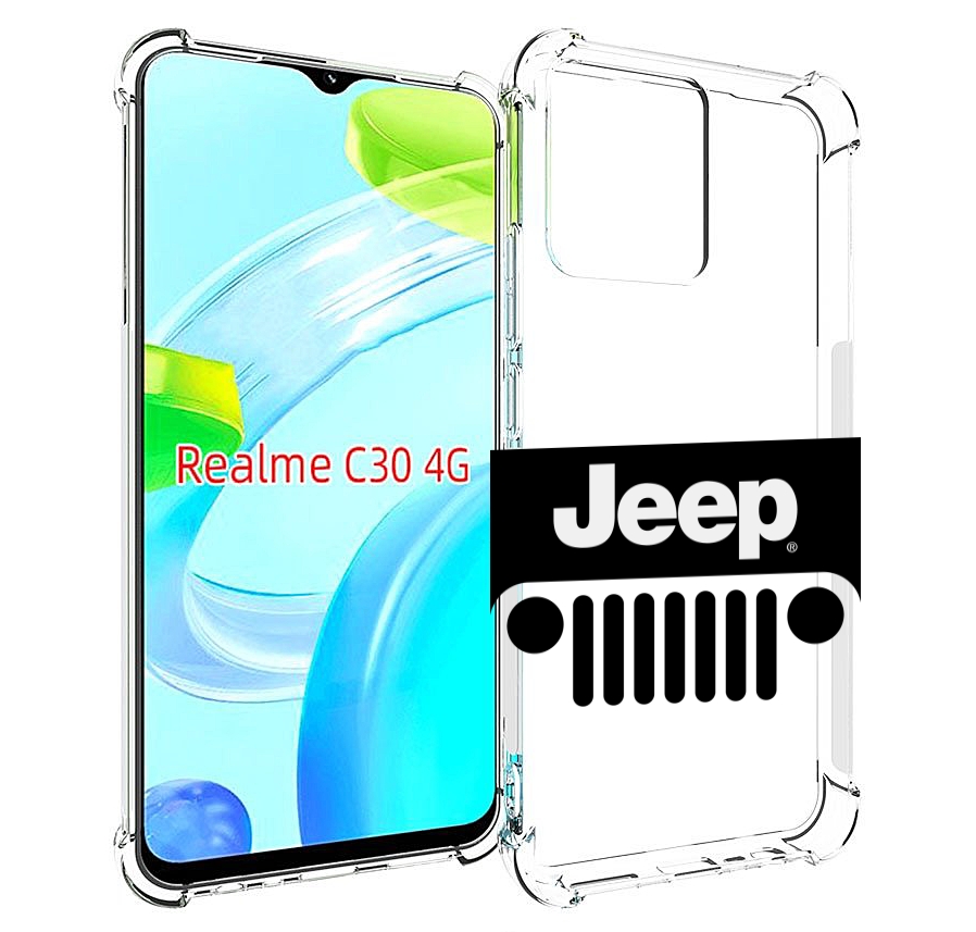 

Чехол MyPads jeep-3 мужской для Realme C30 4G / Narzo 50i Prime, Прозрачный, Tocco