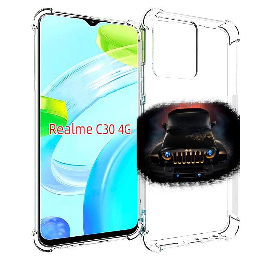

Чехол MyPads jeep 2 для Realme C30 4G / Narzo 50i Prime, Прозрачный, Tocco