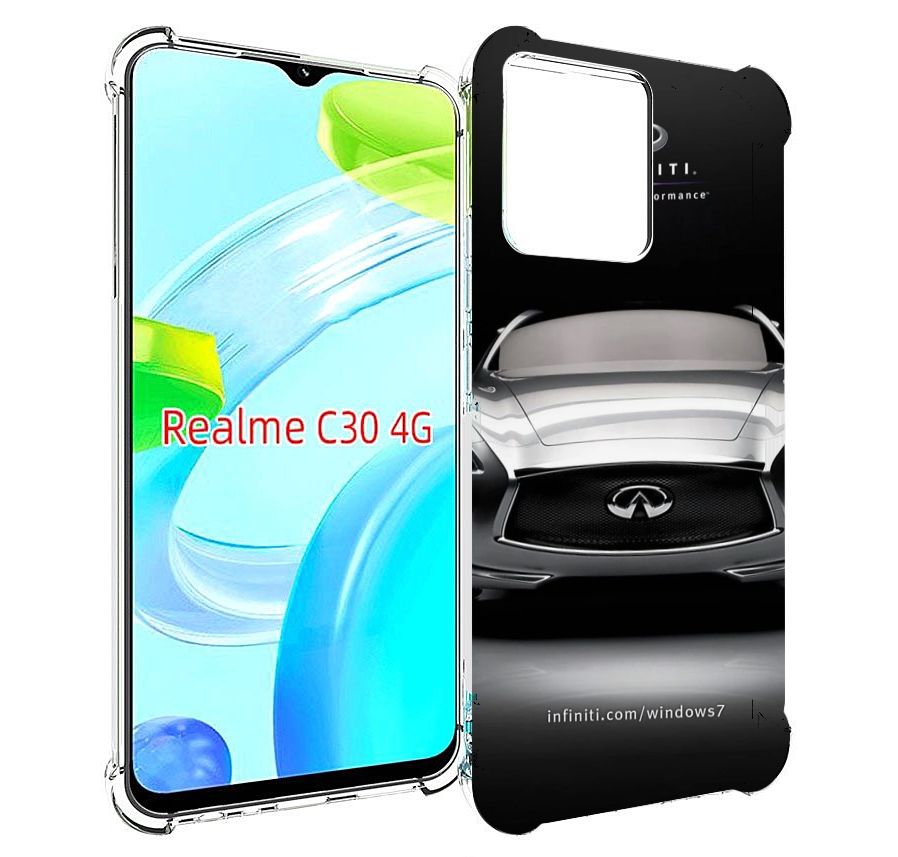 

Чехол MyPads infiniti-1 для Realme C30 4G / Narzo 50i Prime, Прозрачный, Tocco
