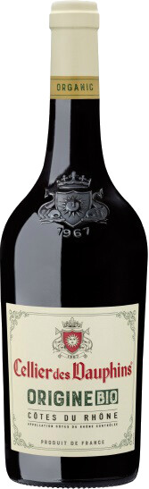 Вино Cellier Des Dauphins Origine Bio Rouge Cotes du Rhone красное, сухое, 750 мл