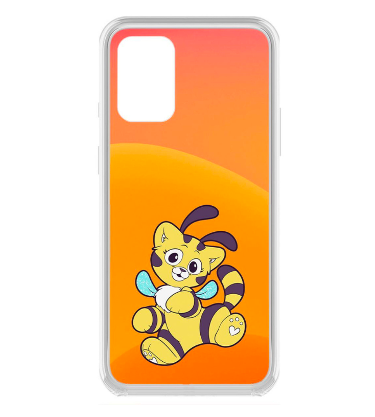 

Чехол-накладка Krutoff Clear Case Хаги Ваги - Кошка-Пчёлка для Realme 9 Pro+