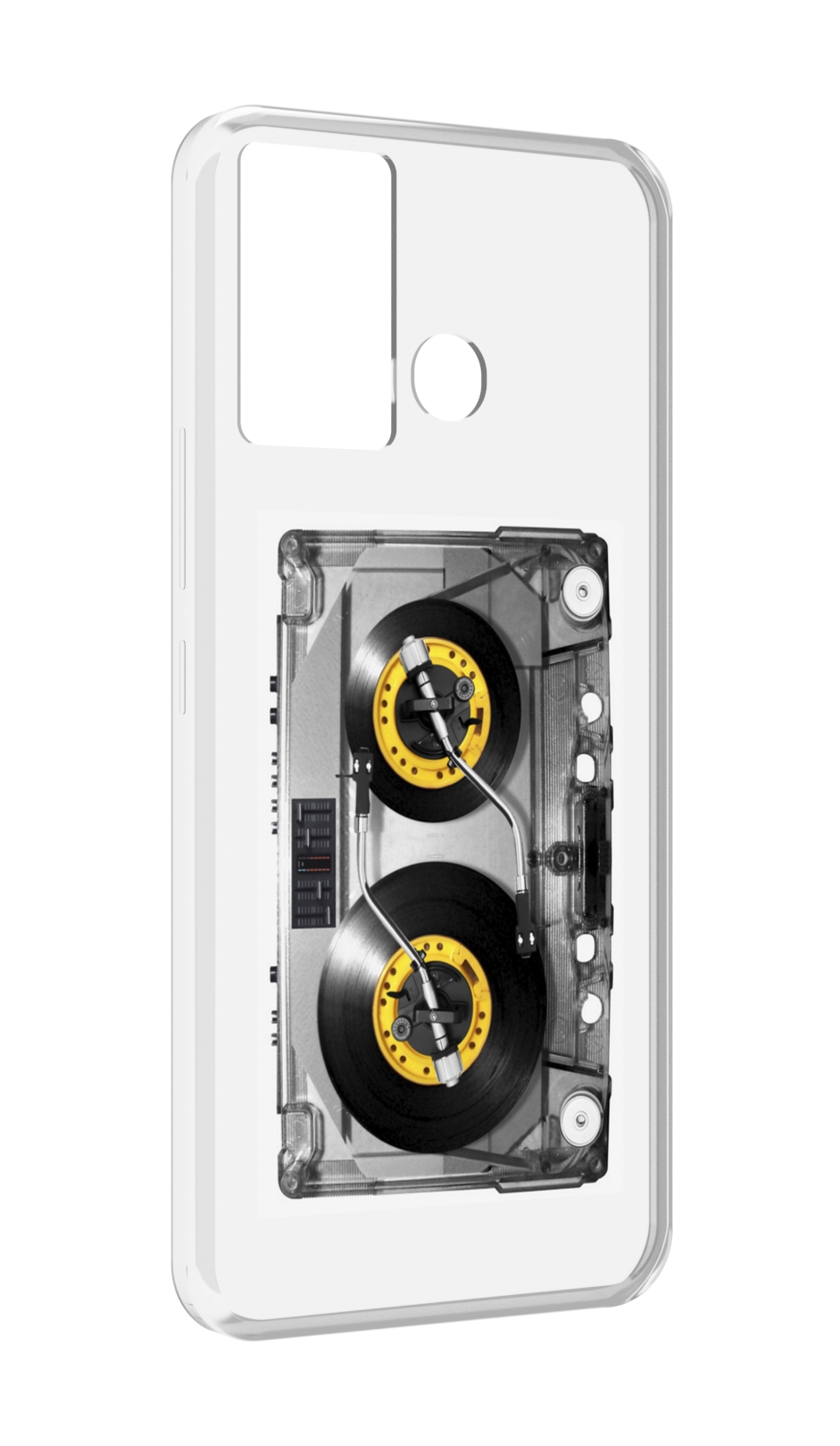 

Чехол MyPads Кассета музыкальная для Infinix Hot 12 Play, Прозрачный, Tocco