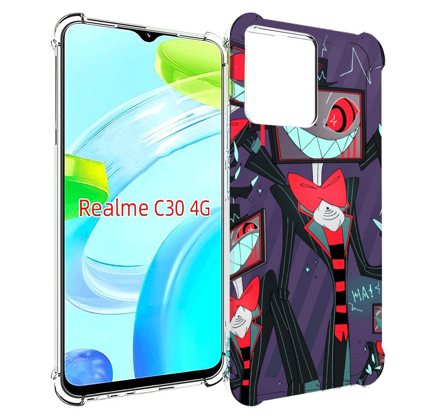 

Чехол MyPads hazbin hotel для Realme C30 4G / Narzo 50i Prime, Прозрачный, Tocco