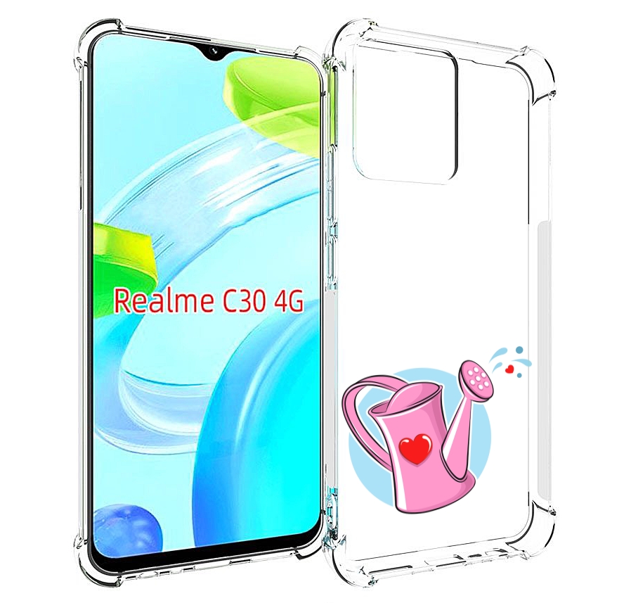 

Чехол MyPads Лейка любви 14 февраля для Realme C30 4G / Narzo 50i Prime, Прозрачный, Tocco
