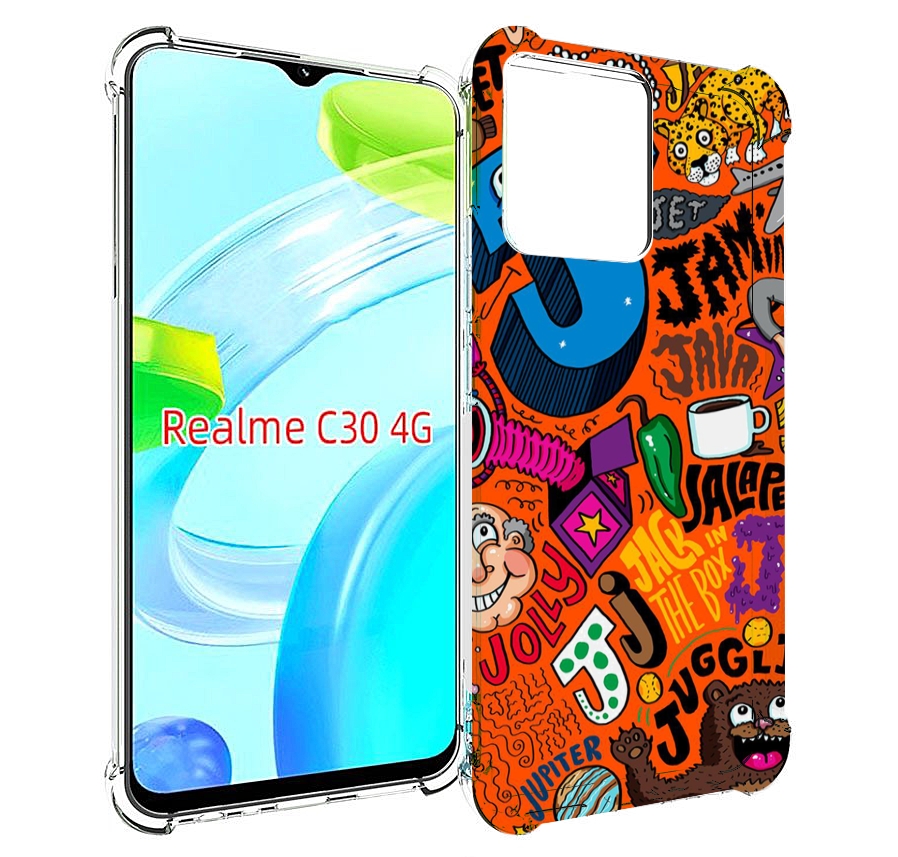 

Чехол MyPads funky-decor для Realme C30 4G / Narzo 50i Prime, Прозрачный, Tocco