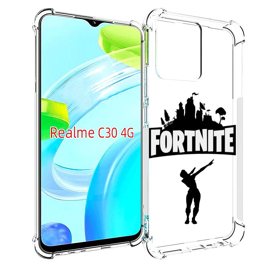 Чехол MyPads fortnite-2 для Realme C30 4G / Narzo 50i Prime