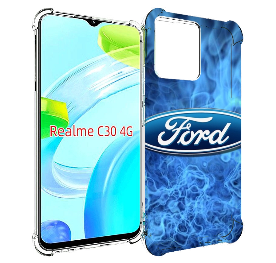 

Чехол MyPads ford-22 м для Realme C30 4G / Narzo 50i Prime, Прозрачный, Tocco