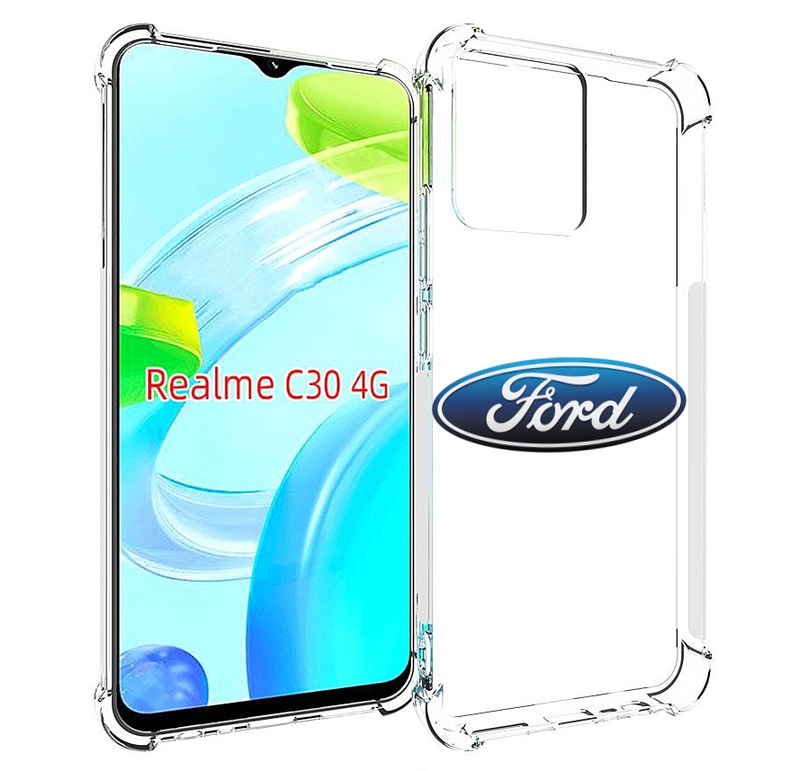 

Чехол MyPads ford-3 мужской для Realme C30 4G / Narzo 50i Prime, Прозрачный, Tocco