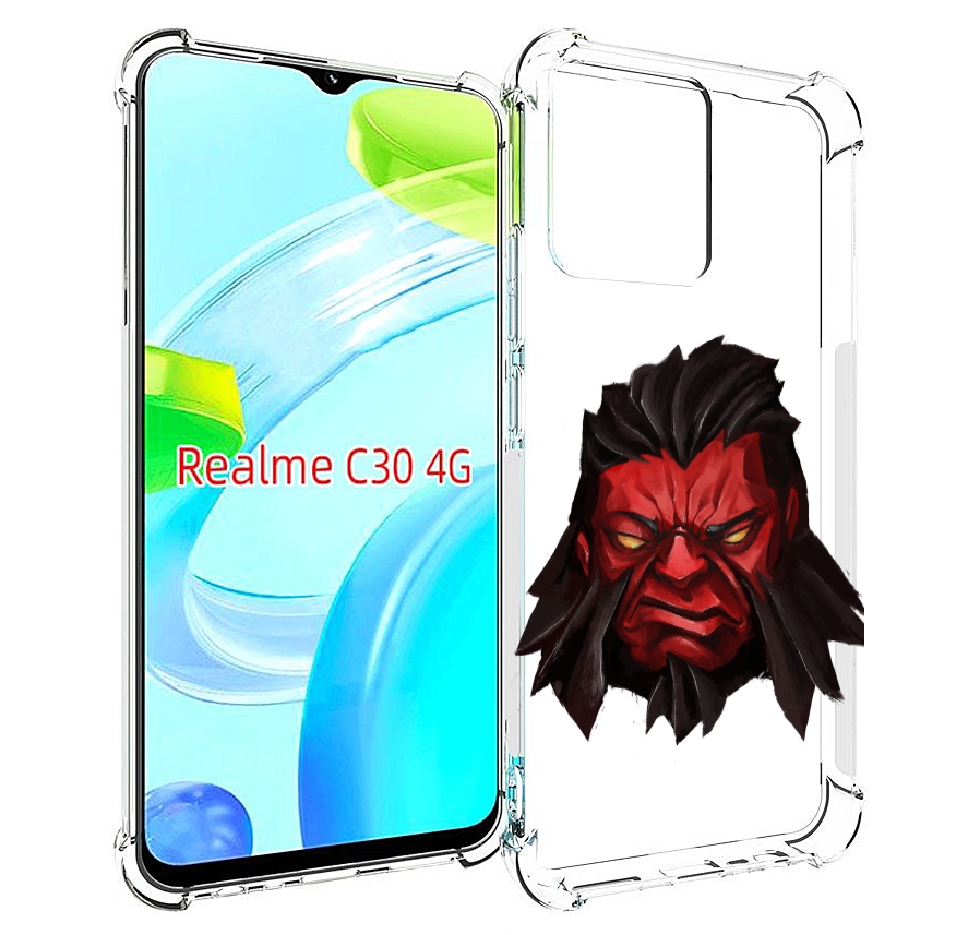 

Чехол MyPads dota-2-axe для Realme C30 4G / Narzo 50i Prime, Прозрачный, Tocco