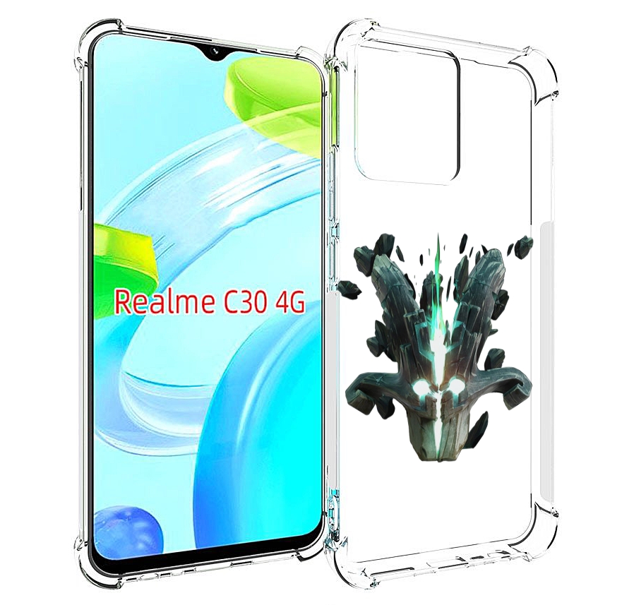 

Чехол MyPads dota 2 juggernaut для Realme C30 4G / Narzo 50i Prime, Прозрачный, Tocco