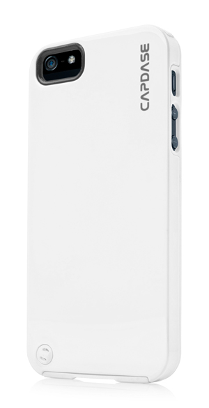 фото Чехол с пластиковым покрытием capdase polimor jacket для apple iphone 5/5s белый