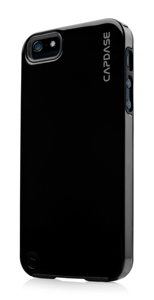 фото Чехол с пластиковым покрытием capdase polimor jacket для apple iphone 5/5s чёрный