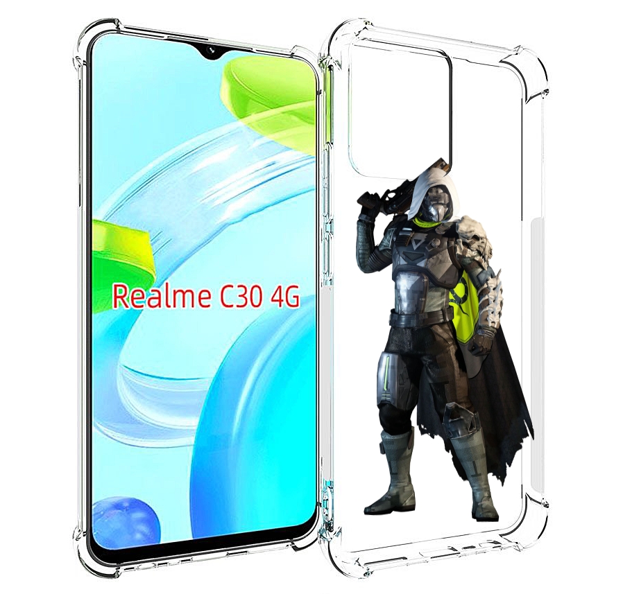 

Чехол MyPads destiny-2-hunter для Realme C30 4G / Narzo 50i Prime, Прозрачный, Tocco