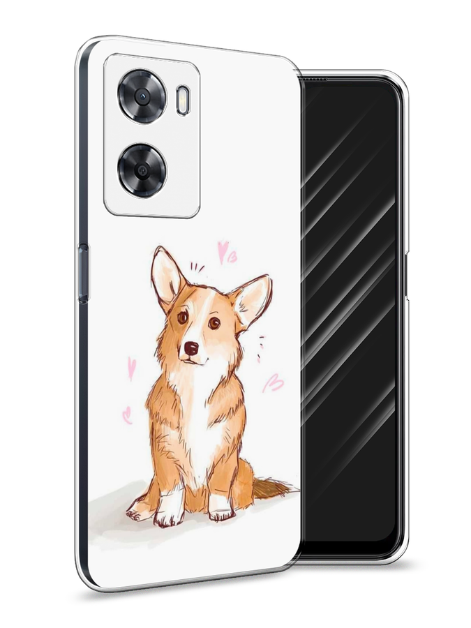 

Чехол Awog на Oppo A77s 4G "Корги любовь", Бежевый;белый, 2511950-1